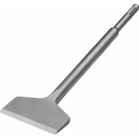Burin à carrelage coudé SDS Plus 250 × 75 mm – Outil maçonnerie pour décollage précis de faïence et carreaux (1/4)