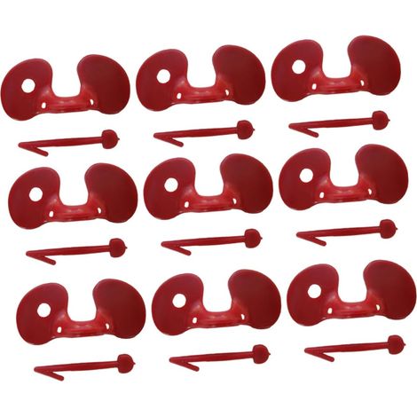 300pièces Lunettes Pecking pour Poules Accessoires De pour Poules Coqs Poussins Et Autres Volailles Prévention des Bagarres Boucheries Design Compact Et (1/5)