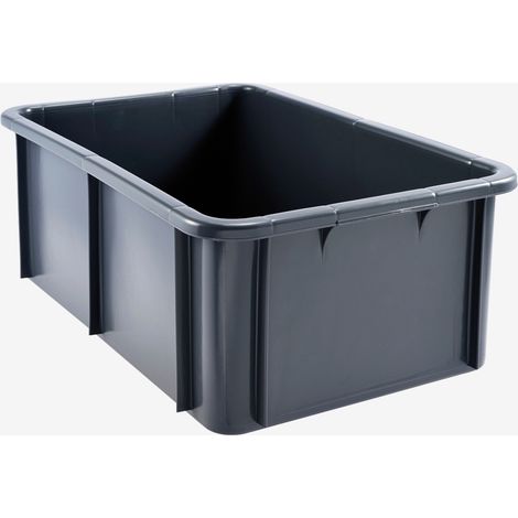Bac rectangulaire 35 L - gris - Gilac (1/2)