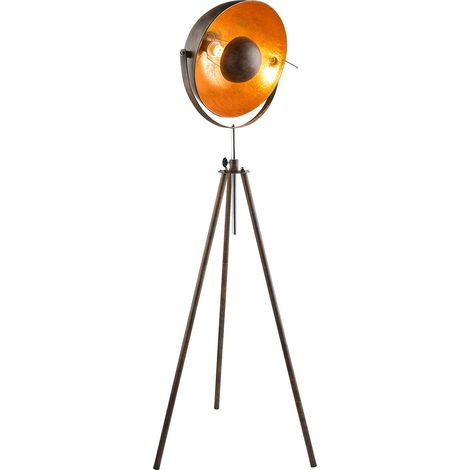 Globo - stehlampe - Xirena I - braun - metall - Ø 69cm - E27 - (1/3)