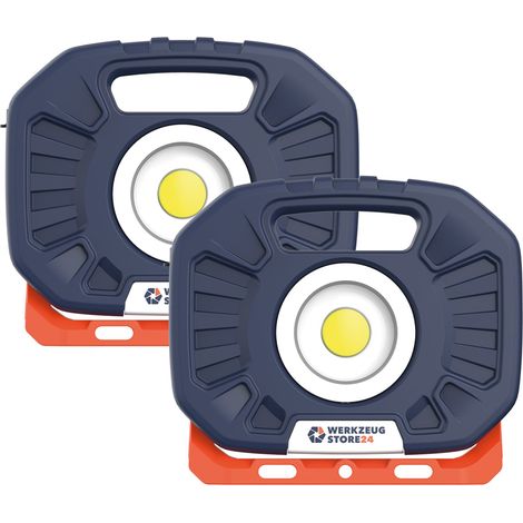 WS24 2x Projecteur de chantier à LED rechargeable 2.500 lumens (COB) 25 W - WS24-100119