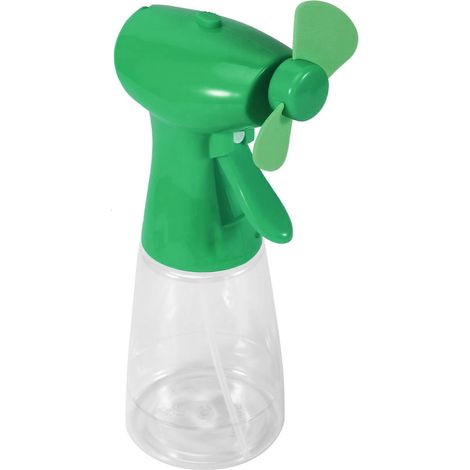 Ventilateur brumisateur portable, mini ventilateur à brumisateur, ventilateur rafraîchissant à piles, ventilateur de pulvérisation portable d'extérieur, vert (1/5)
