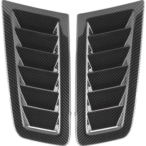 Universelle Lüftungsabdeckung, 2-teilig, Karosserieteile für Ford Focus RS MK2, Carbonfaser-Optik (1/4)