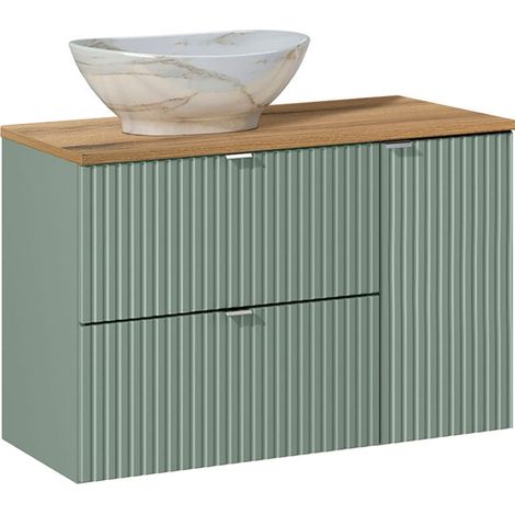 Mueble lavabo 90cm Verde Jade (1/4)