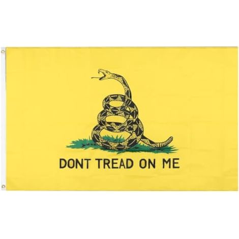 Gadsden Drapeaux pour extérieur double face 89 x 150 cm (1/5)