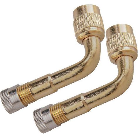 2x 45° 90° 135° Winkelventiladapter für Motorrad-, Wohnwagen-, Wohnmobil-, Auto- und Anhängerreifenverlängerung.