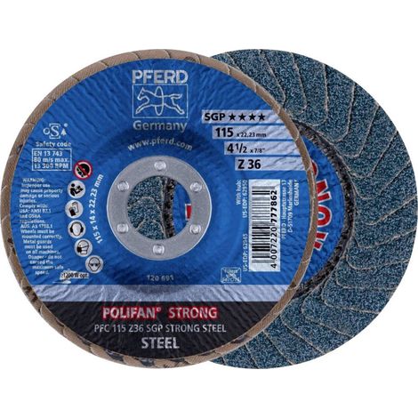 Disque à lamelles STRONG bombé 115mm G36 Pferd 1 PCS (1/4)