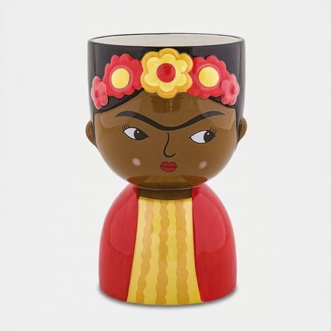 Porta piante in ceramica decorativo Frida Elemi (1/2)