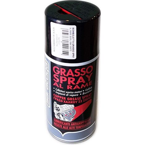 Grasso spray al rame 300ml lubrificante antigrippaggio alta temperatura (1/2)