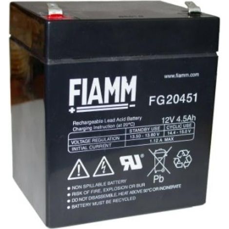 BATTERIA FIAMM FG20451 12V 4,5Ah