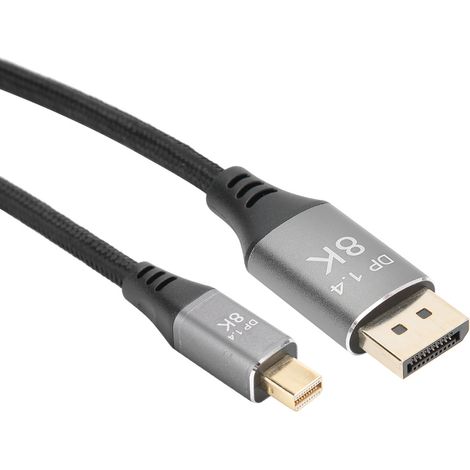 Câble Mini DisplayPort vers DisplayPort 8K 60Hz, 3 mètres pour Moniteur Haute Résolution