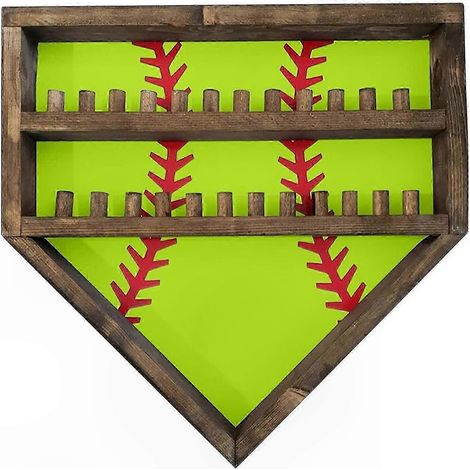 Personalisierter Baseballringhalter aus Holz, Präsentationsständer für Meisterschaftsringe, ideales Geschenk für Sportbegeisterte, weiß, Sammlerkoffer mit einzigartiger Gravur (1/5)