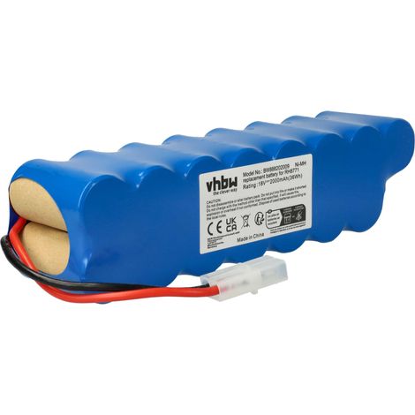 vhbw batteria compatibile con Rowenta RH8771 aspirapolvere home cleaner (2000mAh, 18V, NiMH)
