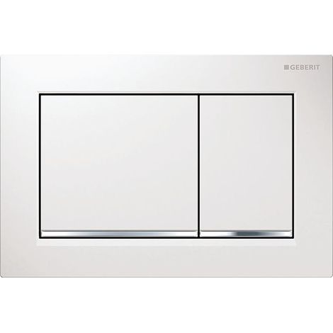 Geberit Omega20 - Betätigungsplatte OMEGA20, weiß / chrom poliert 115.080.KJ.1 (1/5)