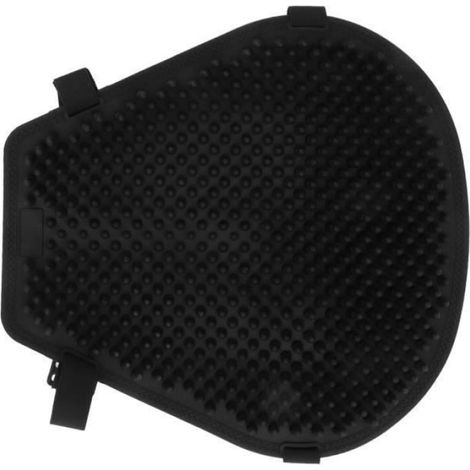 Coussin Siège Gel - Silicone - Antidérapant - Réglable Par Bande Élastique - Pour Moto - Noir - 1 Pièce (1/4)
