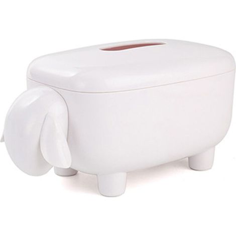 Boîte à mouchoirs en forme d'agneau, boîte à serviettes, boîte de décoration de cuisine de voiture, boîte de rangement pour la maison (1/5)