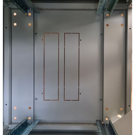 Armadi rack Link ARMADIO RACK PER RETI 19" 32U (A)1558, (L)600, (P)600 COLORE GRIGIO PORTA VETRO SERIE EAVI