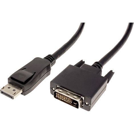 Câble adaptateur Value DisplayPort / DVI Fiche mâle DisplayPort, Fiche mâle DVI-D 24+1 pôles 1.50 m