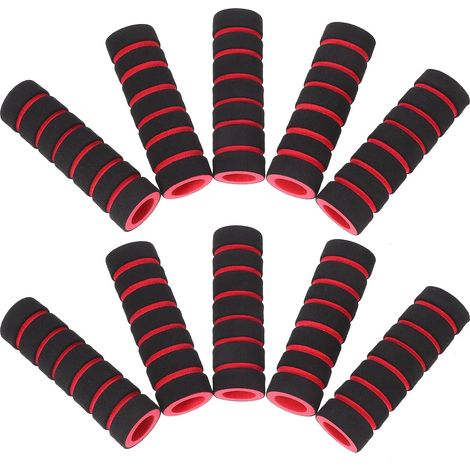 10 Pieces Foam Rollers for Weight Lifting Equipment Handles, Soft Replacements for Gym Accessories and Abdominal Exercises (1/5)