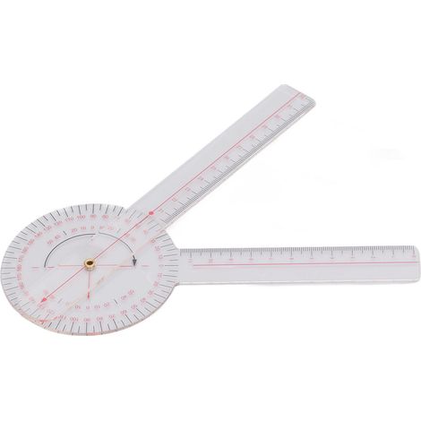 360°-Orthopädie-Goniometer für die Physiotherapie, Winkelmesser, Lineal für Knie-, Ellbogen- und Schultergelenke, kleine Größe (20,1 cm/7,9 Zoll) (1/5)
