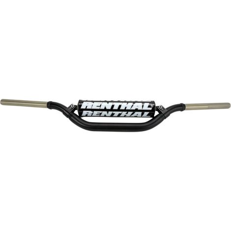 Manillar Renthal Twinwall 1 1/8" (28,6 mm) MX CR High 918 negro con espuma acolchada Ricky Johnson