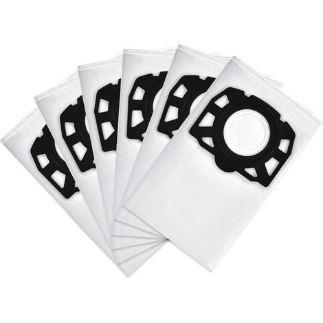 12 sacs pour aspirateur WD4, WD5 et WD6 Premium, sacs filtrants compatibles avec les aspirateurs eau et poussière MV4, MV5 et MV6 (1/5)
