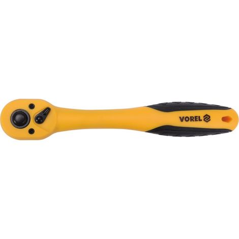 Mango de Carraca Curvado 3/8", Yato 53576, Herramienta de Polipropileno Resistente, Ideal para Mecánica y Reparación Manual de Precisión (1/5)