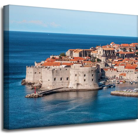 Leinwanddruck Architektur Kroatien 50x40 cm Dubrovnik Zadar Urlaub
