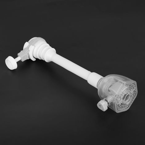 Beweglicher, wassersparender Verlängerungshahn, spritzwassergeschützt, Küchenarmatur mit Sprühfunktion, grau, 18 cm (1/5)