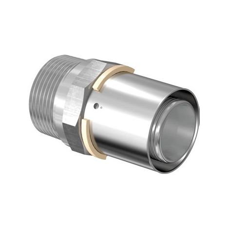 Uponor S-Press Niple de transición 50-R1 1/2"MT, 1046905