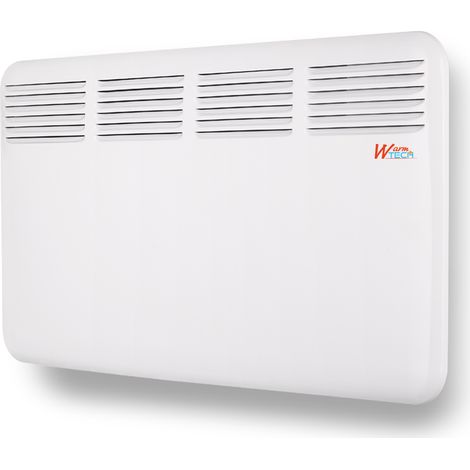 Warm Tech – Chauffage mural 2000W – 4 modes – Thermostat électronique avec display LED – Protection surchauffe – Détection fenêtre ouverte (1/5)