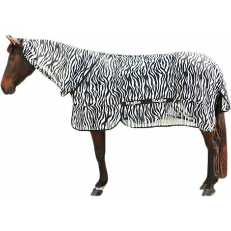 Fliegendecke Zebra inkl. Halsteil, 145cm