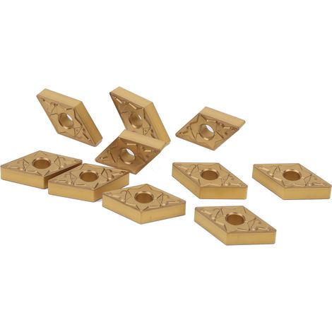 10 plaquettes de tournage CNC en carbure monobloc DNMG150408‑TM LF9018 (1/5)