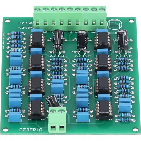 Préamplificateur 3 Voies NE5532 avec Contrôles Graves Médiums Aigus (1/5)