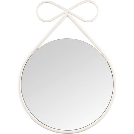 Miroir déco design, Miroir vintage  Bando, cadre métal Blanc en Metal, BOITE A DESIGN