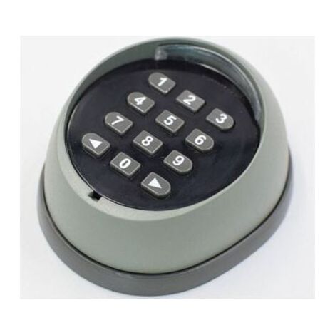 Clavier Métallique pour Portail de Garage 433 MHz, Code Roulant, Clavier d'Accès Haute Qualité, Noir et Gris (Couleur Aléatoire) (1/4)