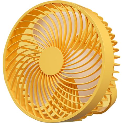 1 Ventilateur de table, 2 vitesses, tête orientable, circulation d'air vortex, bureau, chambre (1/5)