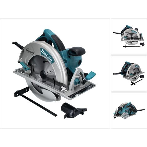 Makita – Scie circulaire 1800W 5200 min-1 – Lame 210 mm pour coupe jusqu'à 75 mm – Corps en magnésium léger – Lumière LED intégrée - 5008MG (1/5)