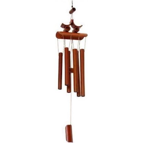 Carillon Vent Tubes de Bambou Oriental Ornement Cloche Carillon de Vent segolike (1/4)