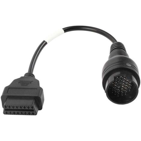 obd2 iveco,Obd2 Iveco,Adattatore Obd Iveco,Cavo da 38 pin a 16 pin,Cavo adattatore Obd2,Cavo diagnostico con connettore adattatore Obd2 da 38 pin a 16 pin per camion Iveco