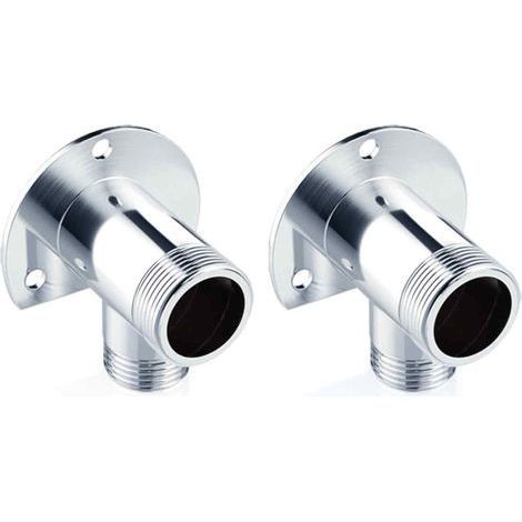 Kit Installation Robinet Apparent - Raccord Extérieur 1/2 NPT x G 3/4 - Pour Conversion Encastré à Surface - Robinetterie Murale Douche Baignoire - 1 Pièce (1/5)