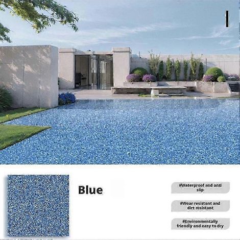 High-Gloss Marble Effect Epoxy Floor Coating Paint for Garage Concrete Surfaces Durable Long Lasting Easy Application( )