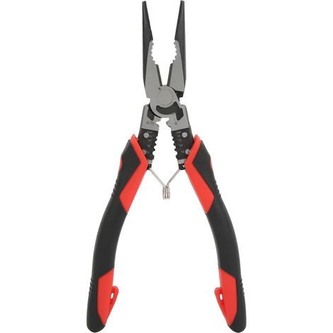 Pinces Multifonctions, Pinces à Bec Effilé Pinces Linesman Pinces Coupantes à Action Composée CRV Outils Industriels Puissants pour Le Métal(Needle Nose Pliers) (1/5)