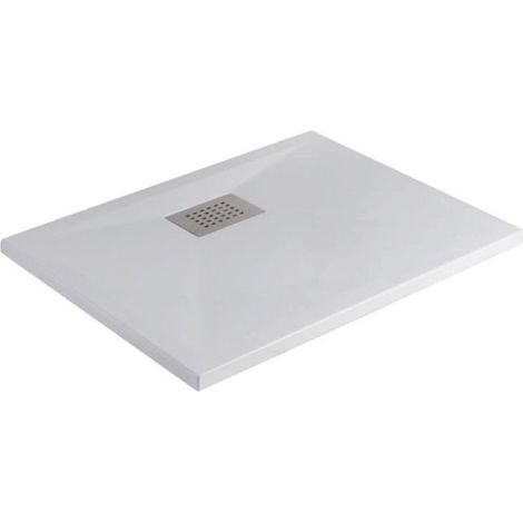Receveur de douche KINEDO Kinesurf biotec rectangle Blanc 150 x 90 x 4 bonde centre longueur