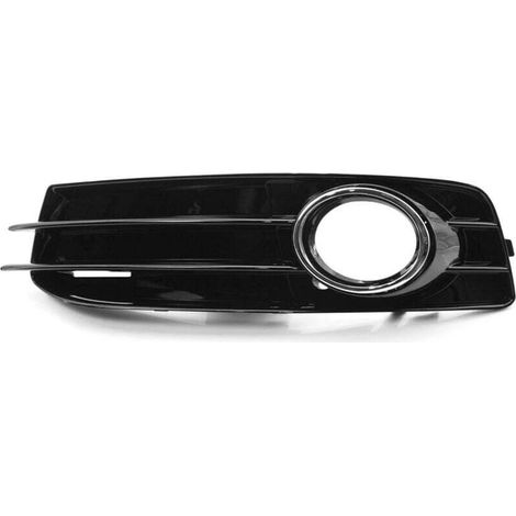Grille de pare-chocs avant gauche pour Audi A3 8P (2009–2012), modèle S-line, avec cache et cadre de projecteur antibrouillard (1/4)
