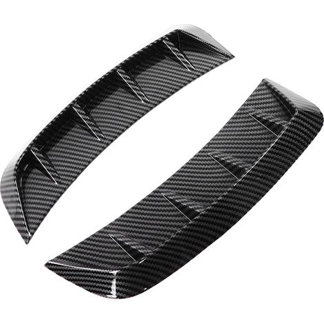 Pare-choc avant déflecteur d'air latéral garniture en carbone style universel accessoire extérieur auto (1/5)