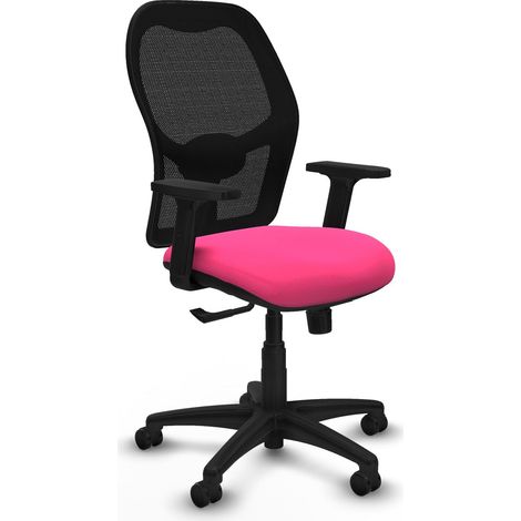 Chaise de bureau piqueras y crespo Alocén noir maille polyamide (1/2)
