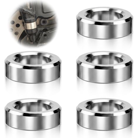 5 Pièces Entretoises en Acier Inoxydable 304 Rond,8 x 12 x 5mm,Non Filetée Douille Métallique Finition Lisse Rondelle Espacement Manchon pour M8 Vis Boulons Écrous (1/5)