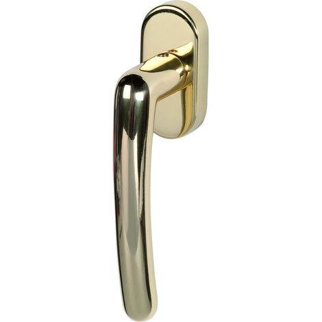poignée de porte en laiton poli fensterbeschlag longueur 40 mm