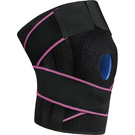 KOWOLL Genouillère de soutien pour hommes et femmes, genouillère de compression ajustable pour le tendon rotulien, idéale pour la course à pied et le sport. (1/5)
